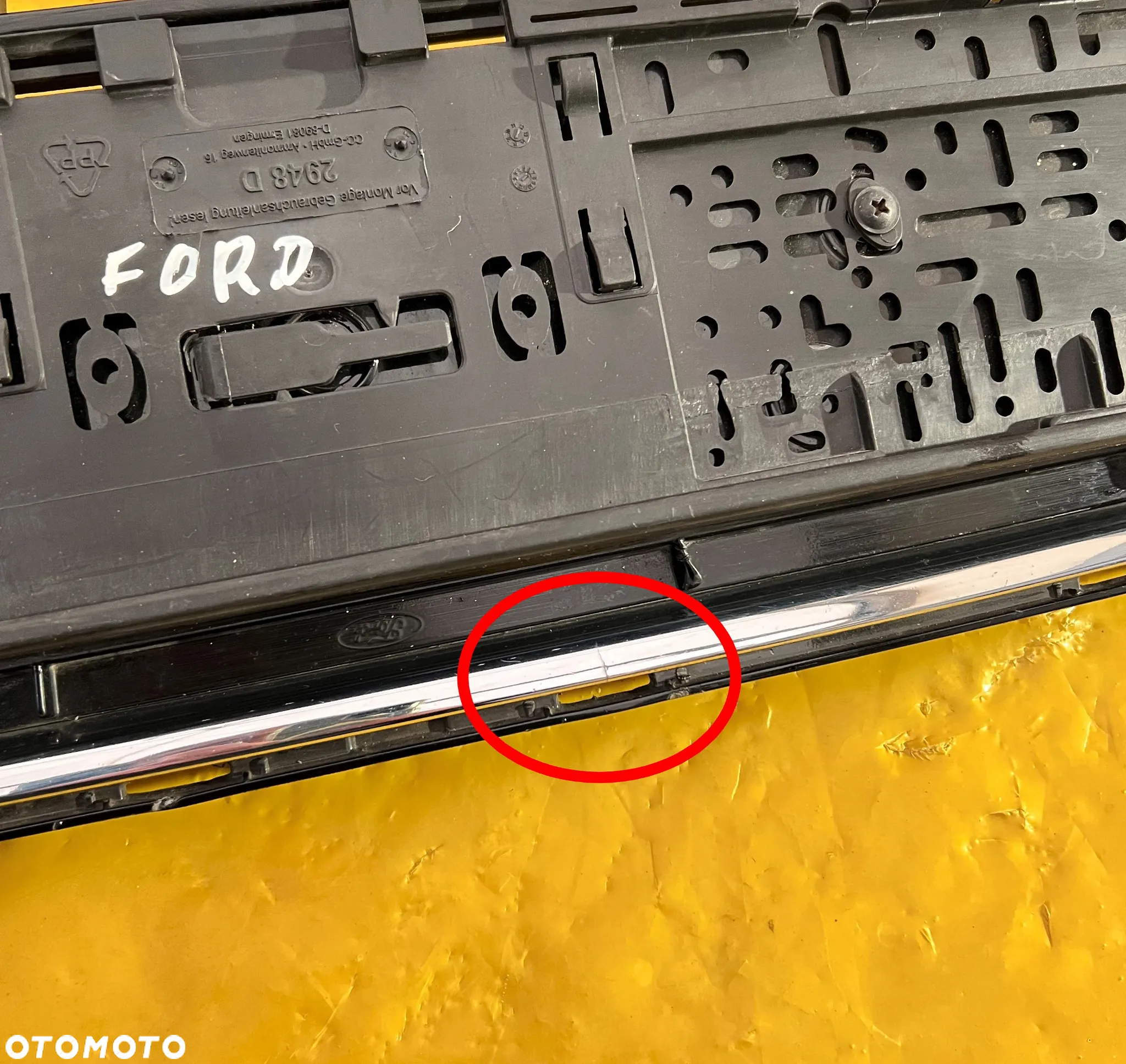 ATRAPA GRILL FORD MONDEO MK4 LIFT BS71-17B968-B ORYGINAŁ - 6