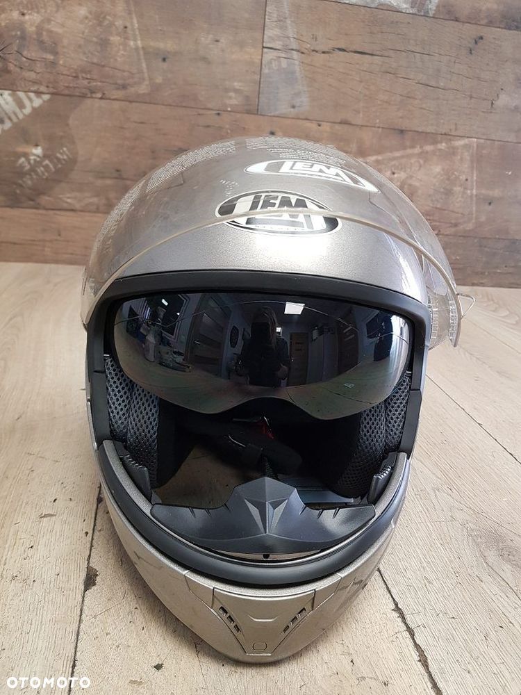 Kask motocyklowy LEM z odpinaną szczęką rozmiar M 57 - 15