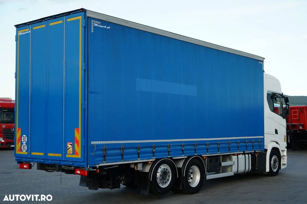 Scania S 450 / CORTINĂ 8,2 m / 6x2 / PUNTE RIDICATĂ / EURO 6 - 7