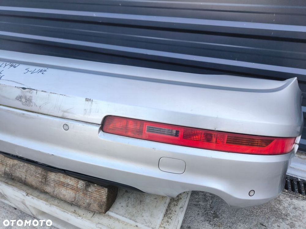 ZDERZAK TYLNI TYŁ AUDI Q7 4L S LINE HAK PDC LY7W KOMPLET - 7