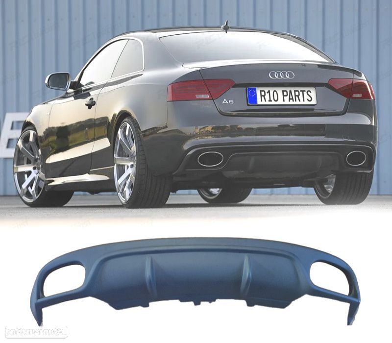 DIFUSOR TRASEIRO AUDI A5 SPORTBACK DTM RS 12-16 - 1