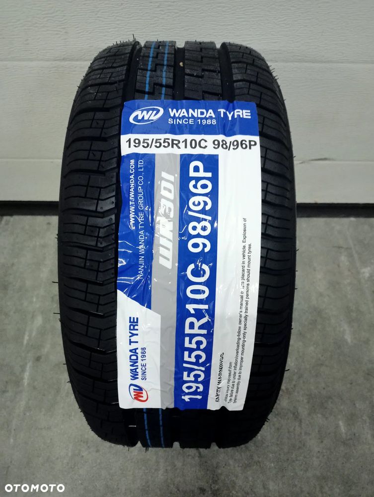 KOŁO 195/55 R10C WANDA WR301 FELGA CZARNA 6Jx10/5x112 PRZYCZEPA OPONA!! - 5