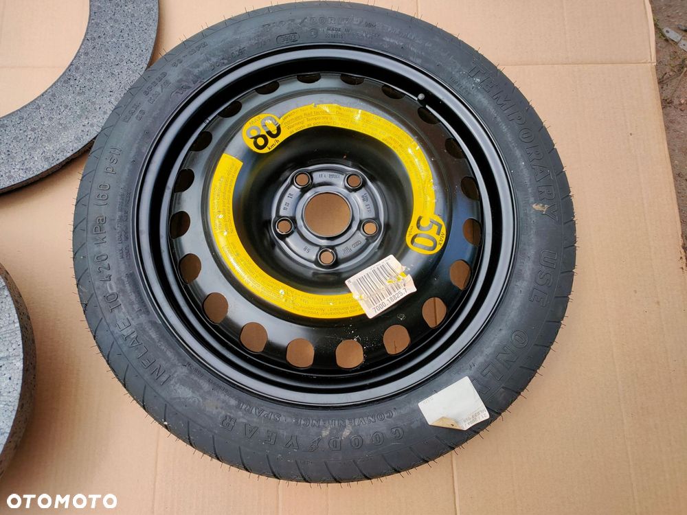 dojazdówka koło dojazdowe 125/80 17cali 5x112 et35 audi a4 b6 b7 8e0601027c - 4