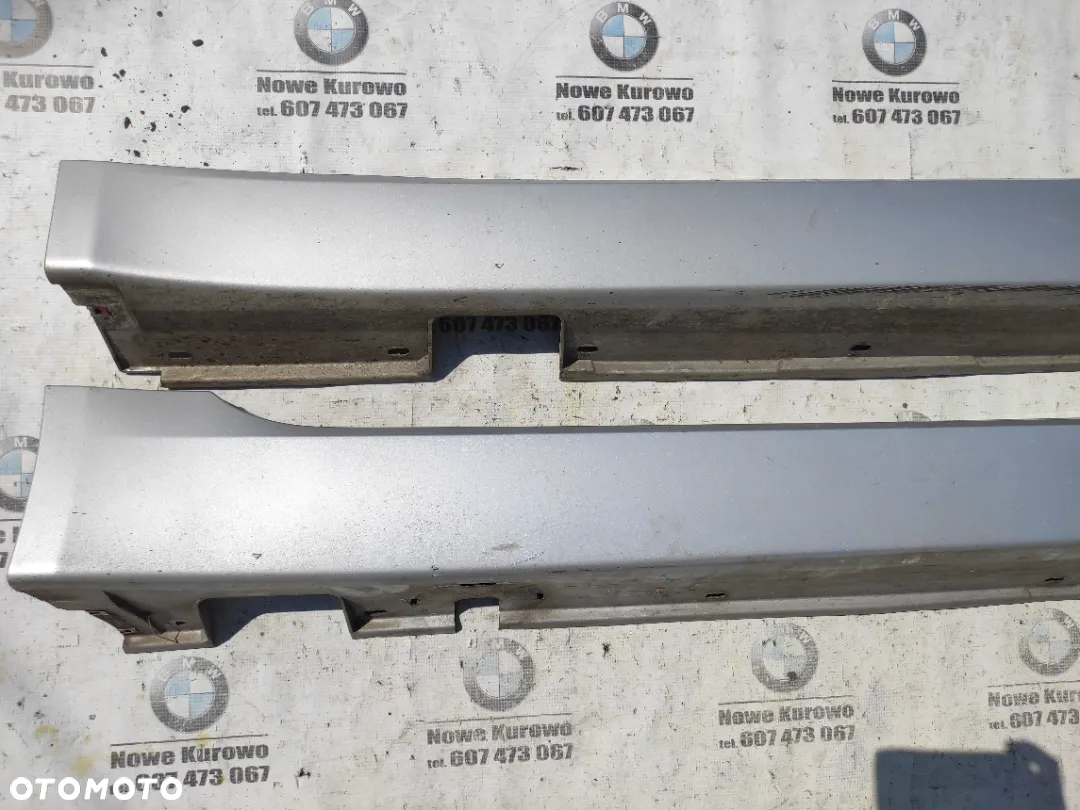 BMW E60 E61 LCI Lifting Listwa progowa nakładka lewa prawa Titansilber - 4