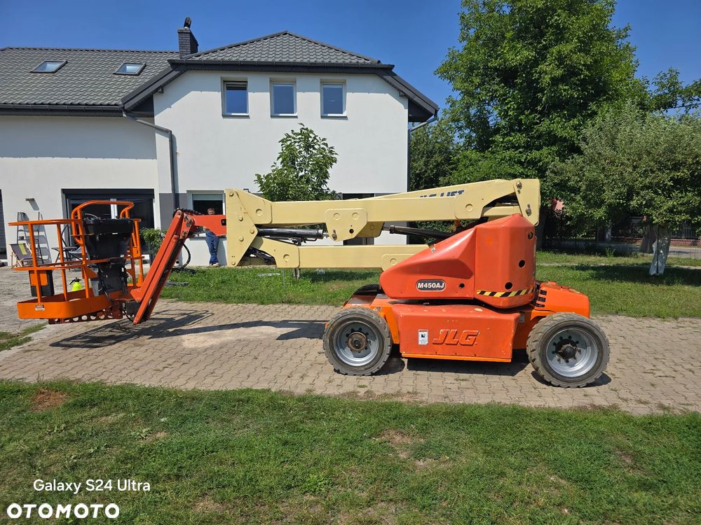 JLG M450AJ podnośnik przegubowo teleskopowy 16m Hybryda diesel+elektryczny //1267Mth// genie haulotte zwyżka Podnośnik koszowy podest ruchomy Access platform Cherry picker boom lift Koła nie brudzące - 30