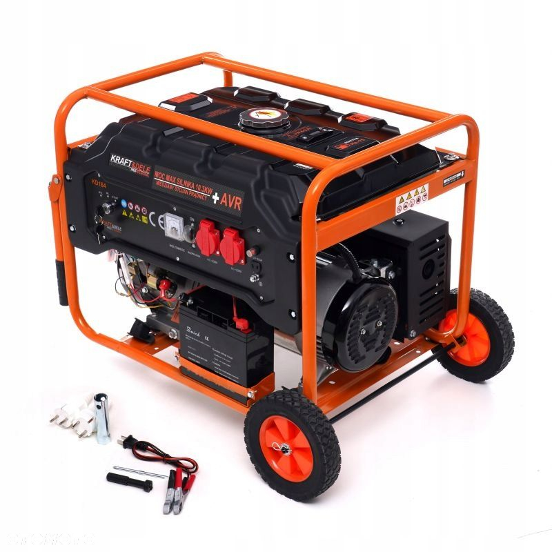 AGREGAT PRĄDOTWÓRCZY GENERATOR PRĄDU 5500W 230V 1FAZOWY ROZRUCH ELEKTRYCZNY - 2