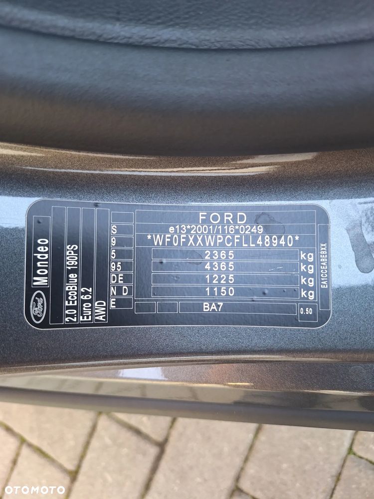 Ford Mondeo 2.0 EcoBlue Titanium AWD - 37