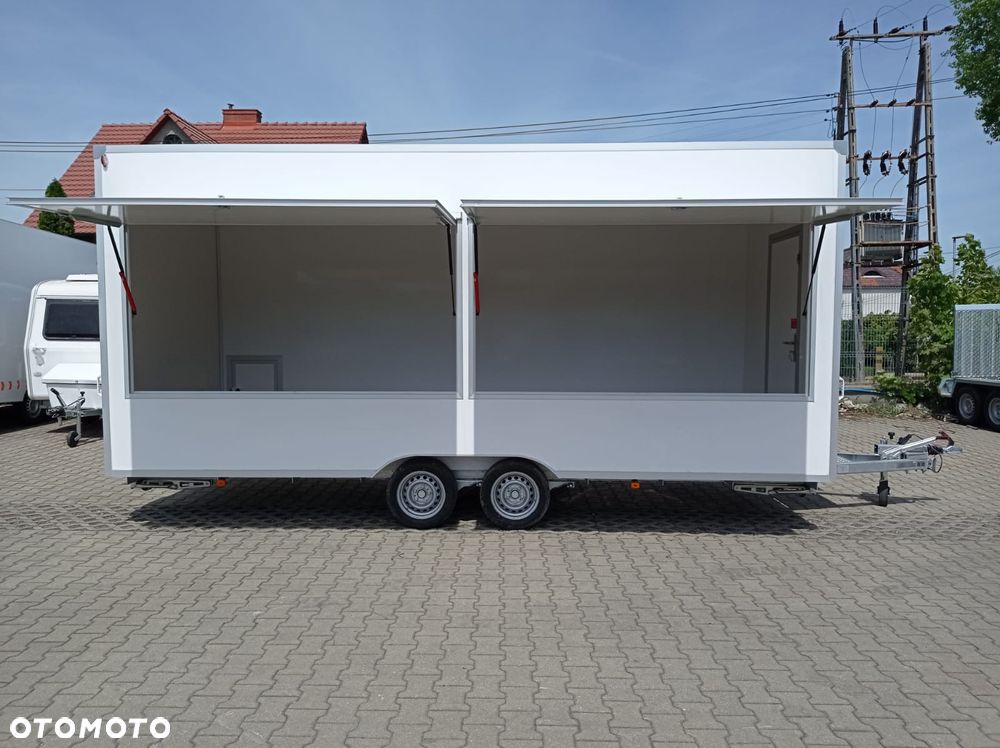 Niewiadów DOSTAWA! H20521HT Przyczepa HANDLOWA gastronomiczna 520x203x230! 2 klapy sprzedażowe, ściany z LAMINATU! DMC 2000kg - 8