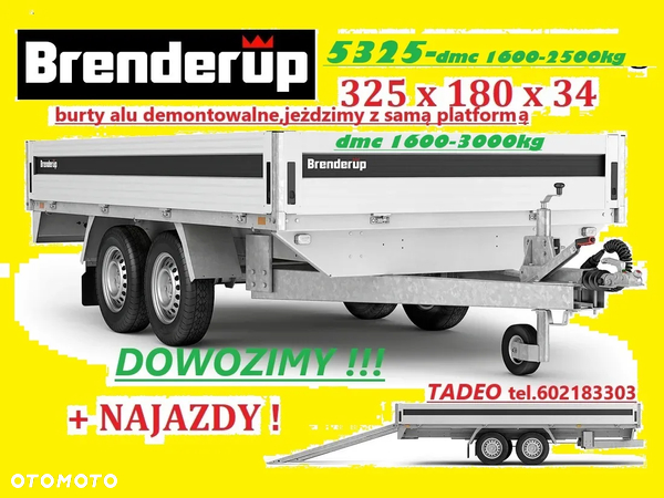 Brenderup 5325ATB2500 + NAJAZDY