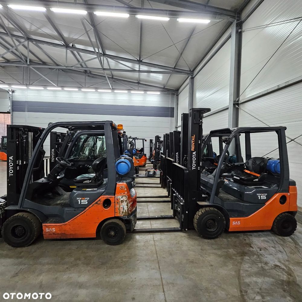 Toyota jak NOWY z Polskiego salonu 260 mth FULL opcja 5,5m TRIPLEXstan oryginalny demonstracyjny wózek od DEALERA LPG + benzyna - 9