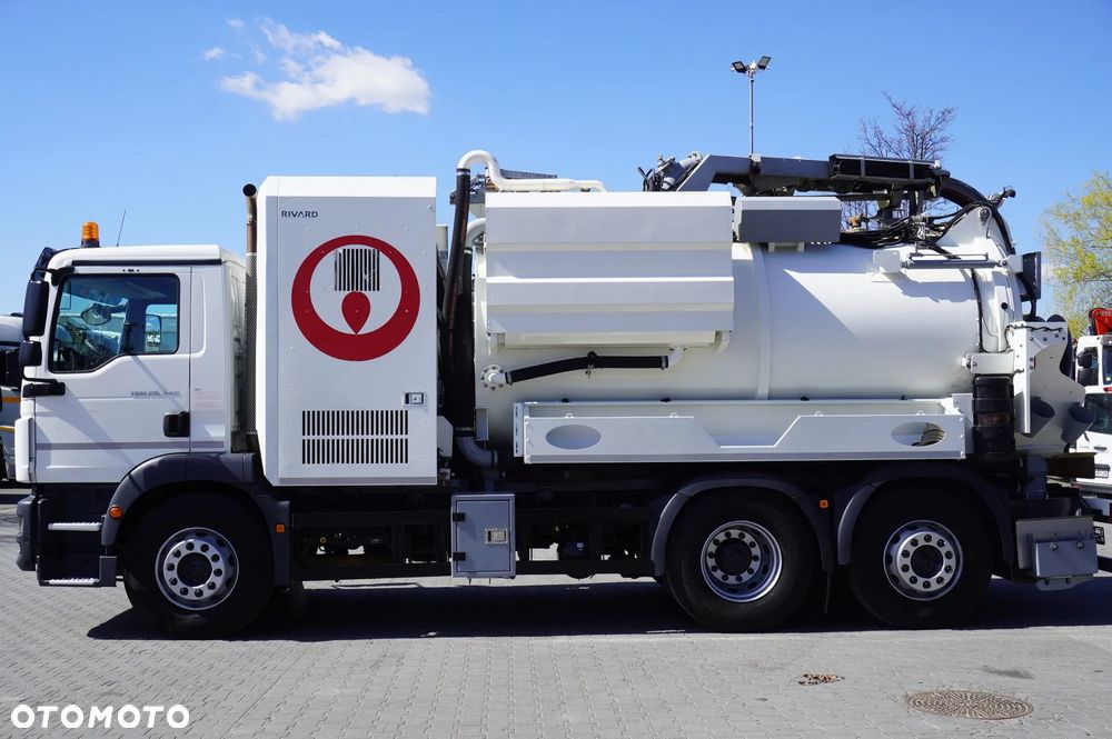 MAN MAN TGM 26.340 / Zabudowa WUKO Rivard 11,8 m3 / 150 tys. km / oś skrętna / 2 szt - 3