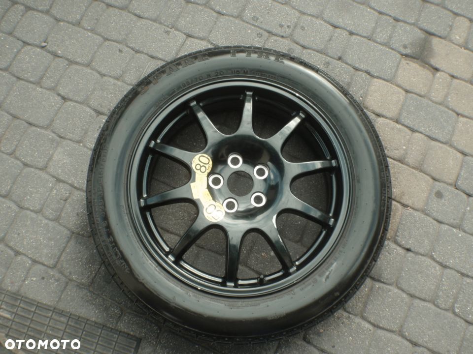 koło dojazdowe range rover sport discovery freelander 195/70/20r - 2