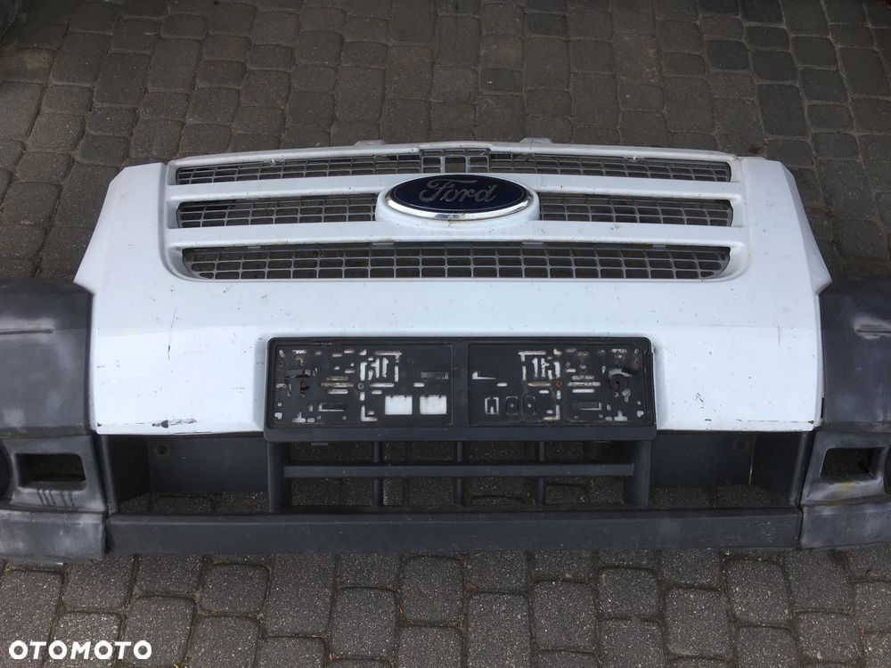 FORD TRANSIT MK7 BIAŁY PRZÓD KOMPLETNY ZDERZAK MASKA BŁOTNIK LAMPA REFLEKTOR PAS GRILL CHŁODNICE BELKA ZDERZAK PAS - 12