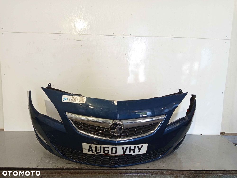 + ZDERZAK PRZÓD PRZEDNI OPEL ASTRA J 4 IV Z22A GRANAT GRANATOWY PDC CZUJNIKI HALOGENY - 1