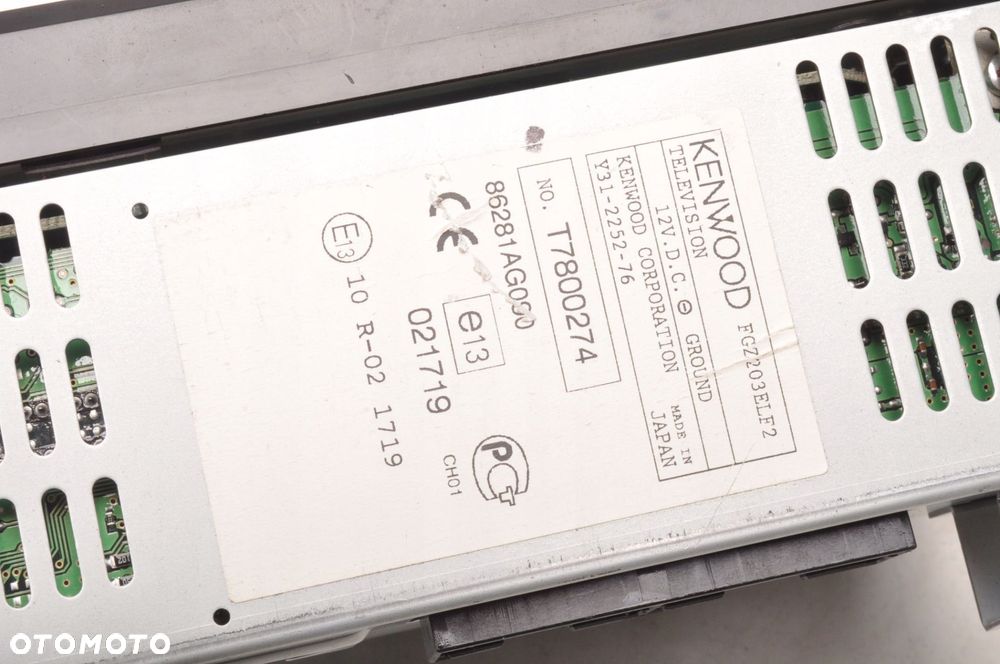 SUBARU OUTBACK III WYŚWIETLACZ EKRAN NAWIGACJI 86281AG090 - 3