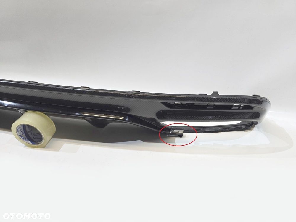 spoiler dyfuzor zderzaka tył mercedes s coupe ii w217 amg a2178850422 - 3