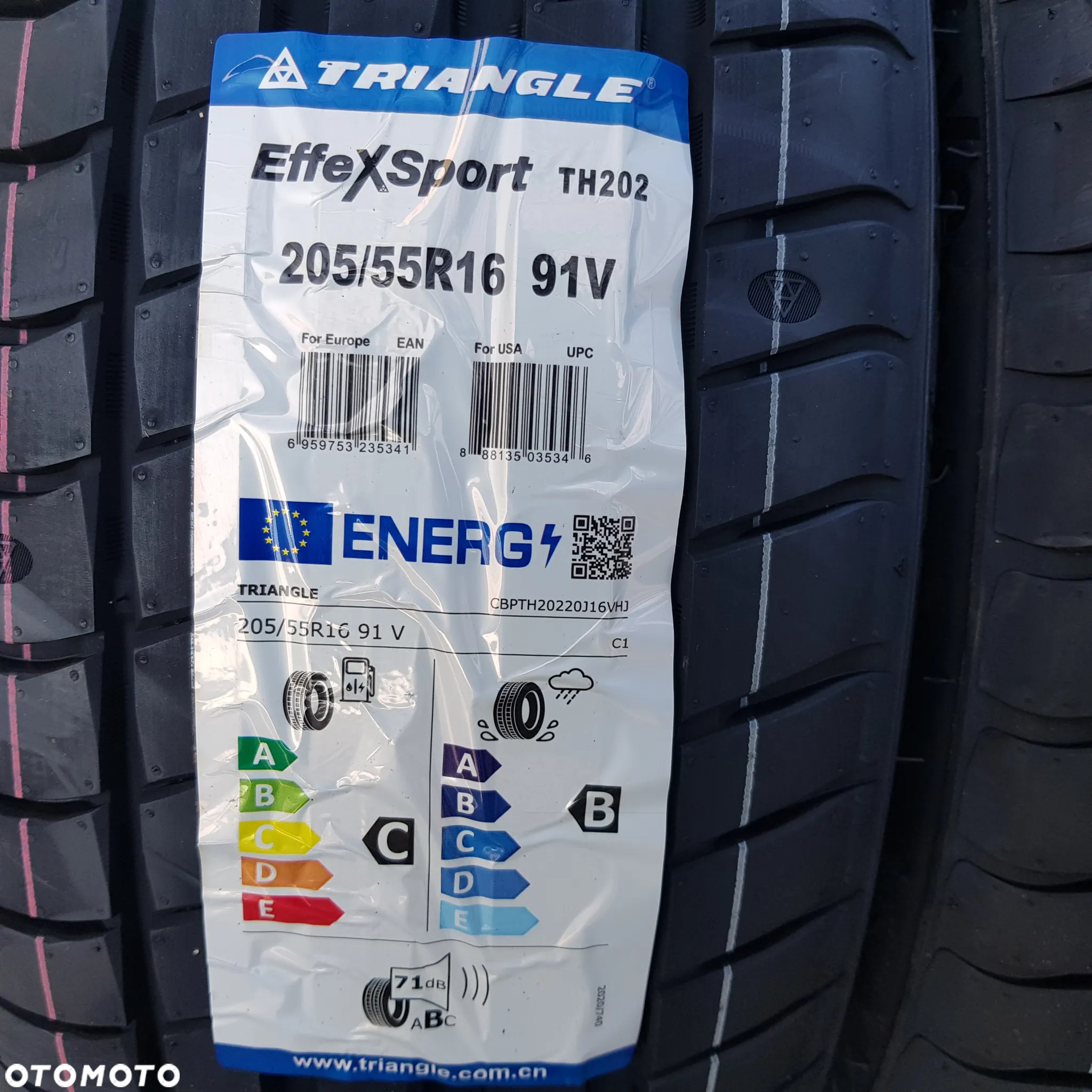 4x 205/55R16 Triangle EffexSport TH202 Komplet opon letnich - 2