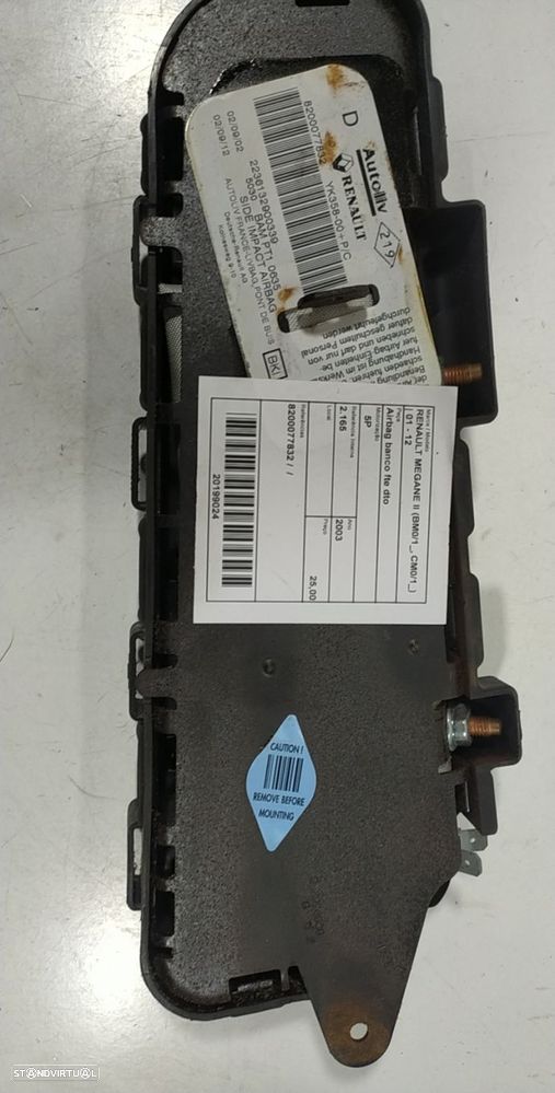 Airbag Banco Fte Dto Renault Megane Ii (Bm0/1_, Cm0/1_) - 2