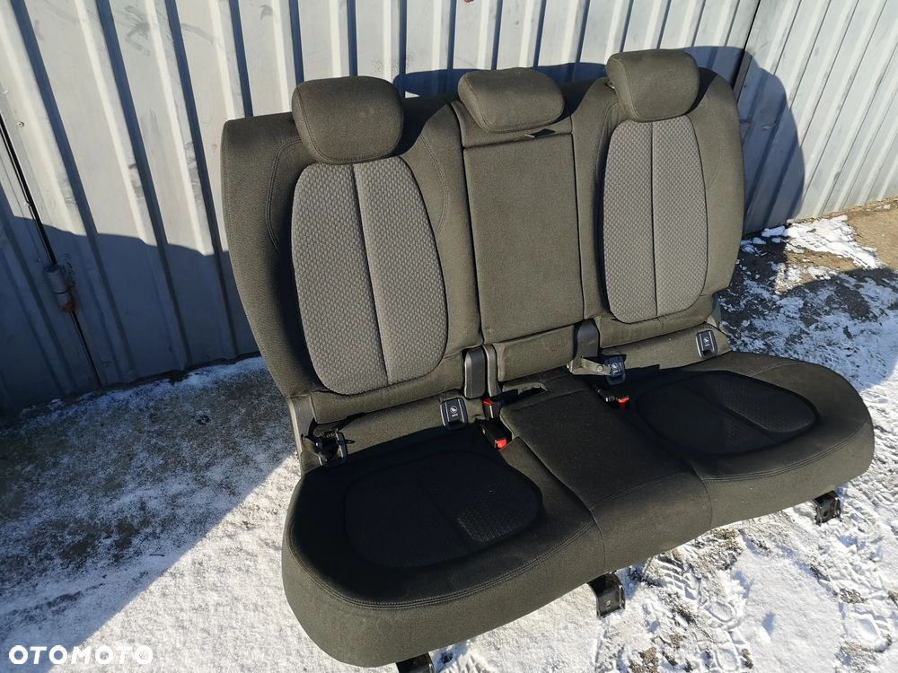 FOTEL KIEROWCY CZARNY MATERIAŁ KANAPA TYLNA BMW 2 F45 ACTIVE TOURER 2017R - 23