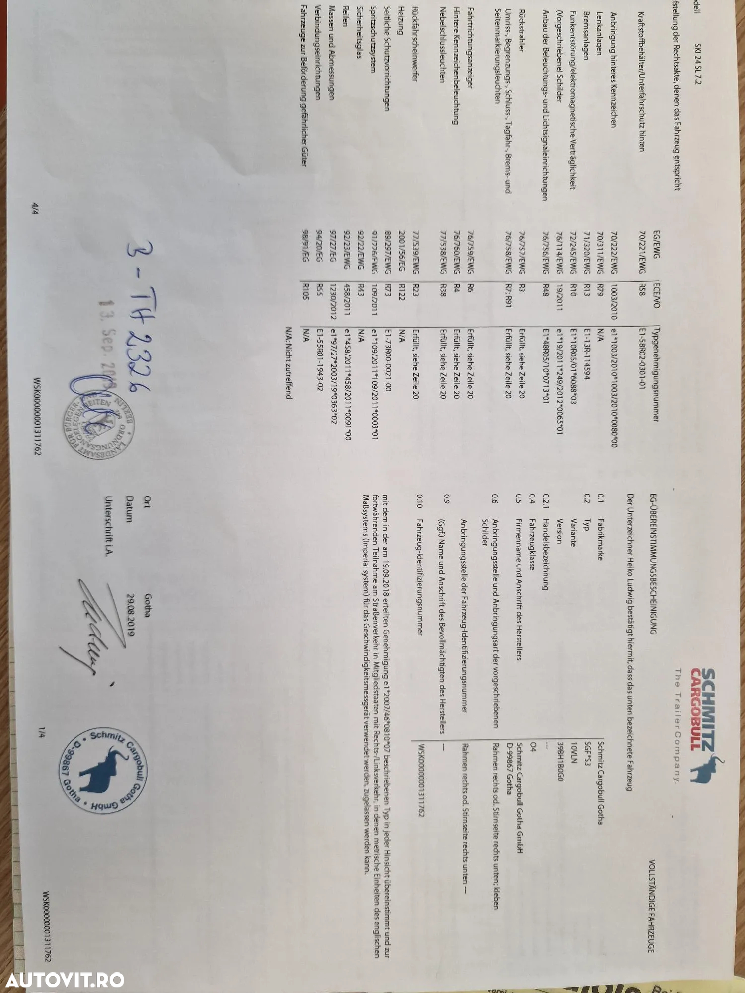 Schmitz Cargobull SKI 8.2, 28mc, Prelata CULISANTA automat, jante ALUMINIU, Anv 70% ok, otel, arata si ruleaza FOARTE BIINE, posibilitate leasing 4 ani-PROMOTIE 22900 EUR+Tva - 25