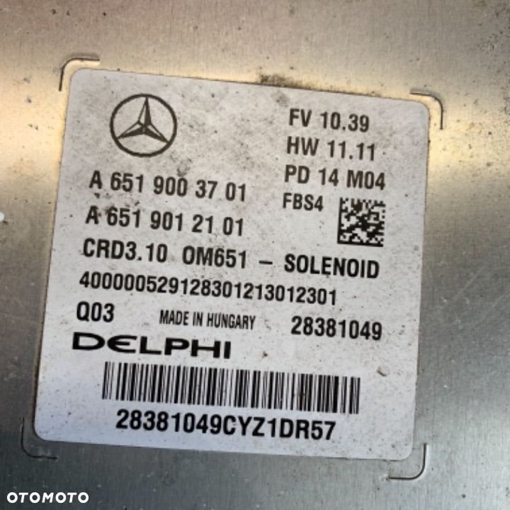 Mercedes E C Gla Glc a B Vito  2,2 cdi sterownik silnika komputer om 651 stacyjka kluczyk zestaw - 6