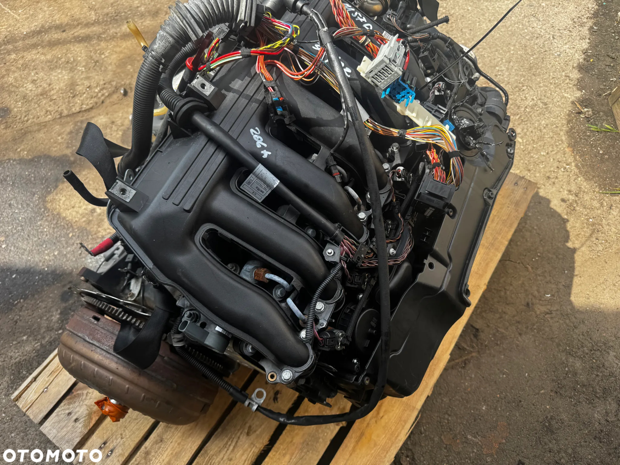 silnik m57d30 306d2 bmw e60 e90 kompletny 206 tys - 10