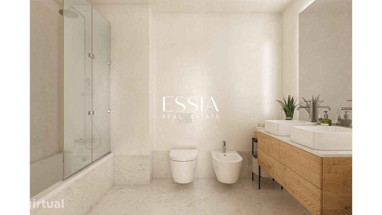 Apartamento T1 em Condomínio Privado com Piscina e Ginásio nas Antas - Grande imagem: 5/24