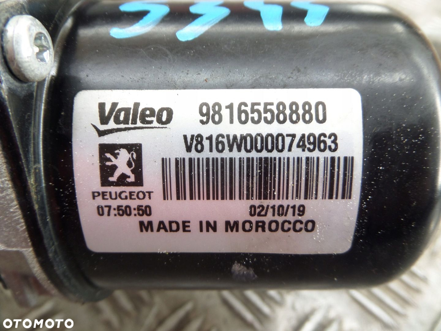 MECHANIZM WYCIERACZEK PRZÓD CITROEN BERLINGO IV PARTNER IV 9816558880 - 4