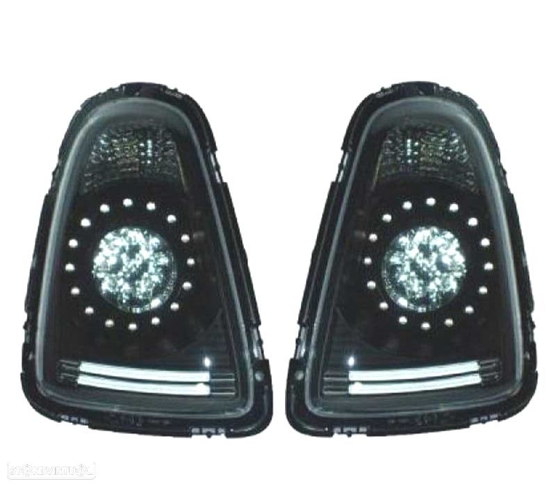 FAROLINS TRASEIROS LED MINI COOPER 06-10 PRETO - 1
