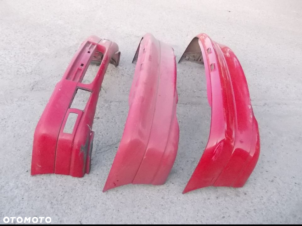 Opel Astra GSi 2.0 16V c20xe - Czerwony Tylny  ZDERZAK  Tył - Zaślepka Przód - Hokej Spoiler Listwa - 3
