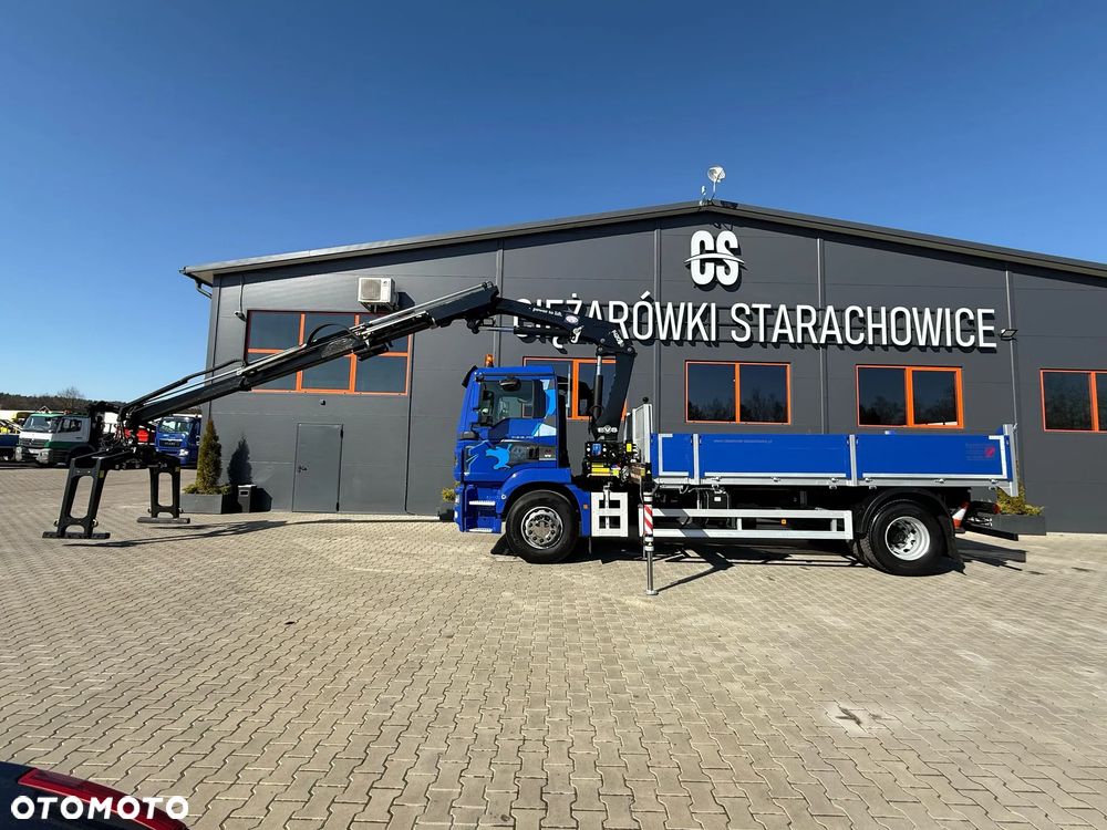 MAN TGM TGL TGS 18.250 // wywrotka // skrzynia // HDS HMF z pilotem // 4x2 // budowlanka // kiper wywrot żuraw dzwig kran crane - 17