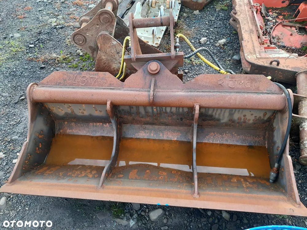 Skarpówka, łyżka skarpowa hydrauliczna KEEN na dwóch siłownikach, o szerokości 180cm. - 9