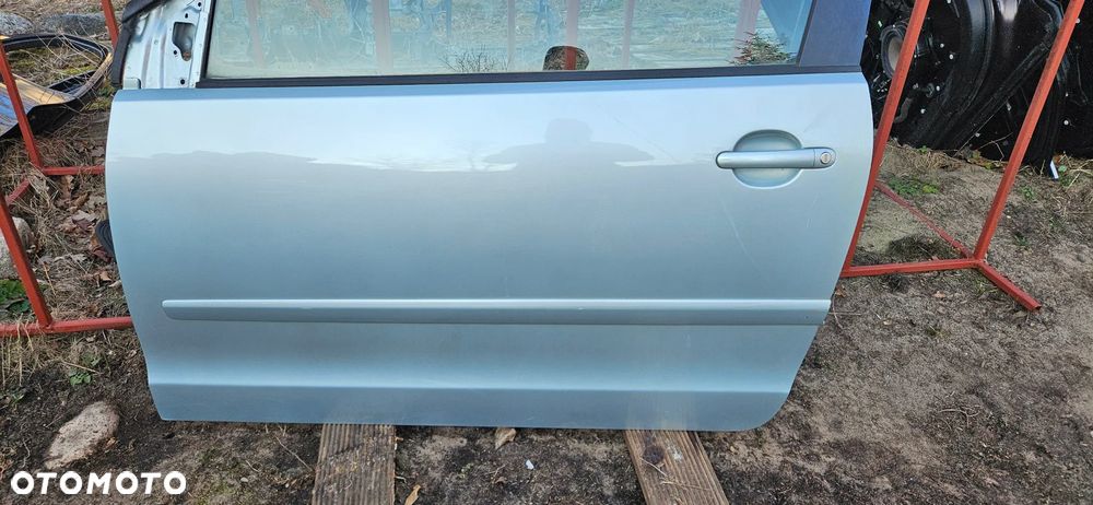 VW Polo 9N IV 4 LIFT 2005- Kompletne drzwi przód lewy Drzwi przednie lewe Wersja 3D 3 drzwi  EUROPA - 3