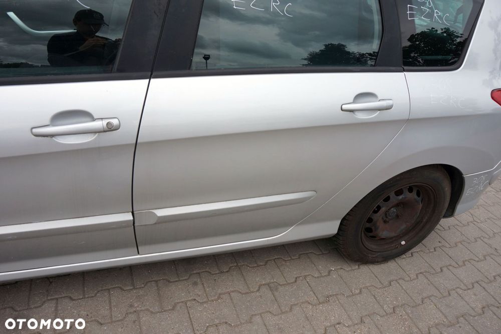 DRZWI TYLNE LEWE 308 I T7 SW KOMBI EZRC  SREBRNY PEUGEOT 2007-2011 - 4