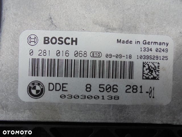 sterownik silnika bmw e81 e87 116d 118d 8506281 - 2