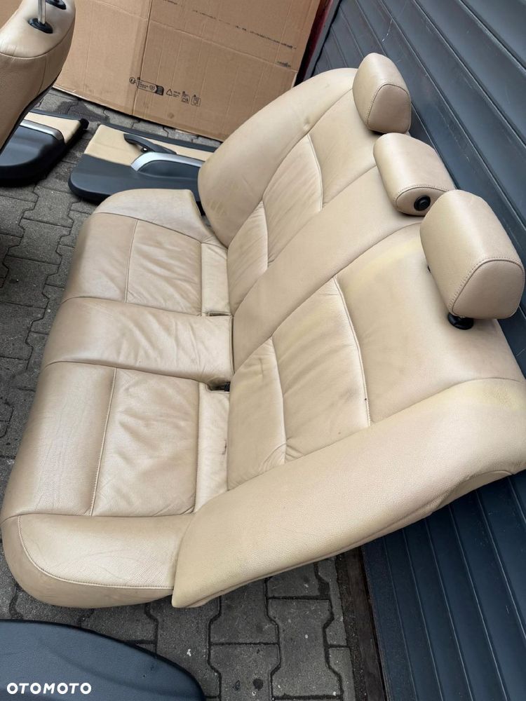 BMW E90 FOTELE KANAPA BOCZKI KOMPLET UK skóra - 2