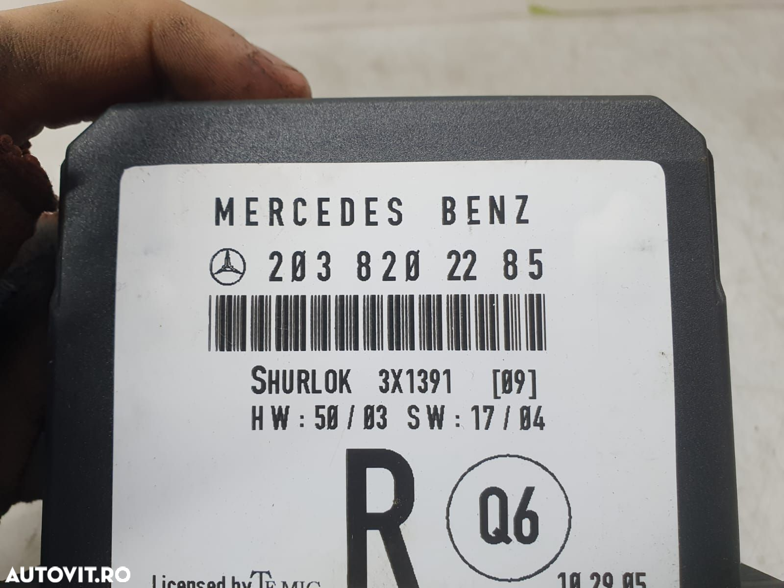 Modul usa dreapta spate a2038202285 Mercedes-Benz C-Class W203/S203/C - 2
