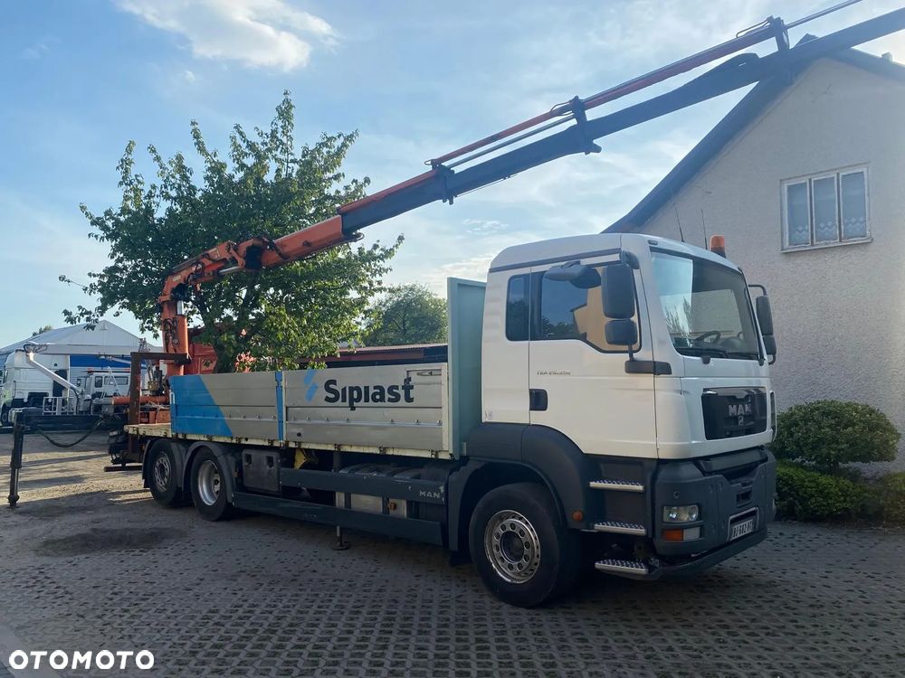 MAN TGA 26.390 / HDS TEREX ATLAS 165.2E / WYSIĘG 123m / PILOT / ROTATOR / BLOKADA MOSTU / SKRĘTNA I PODNOSZONA OŚ / IMPORT FRANCJA - 13