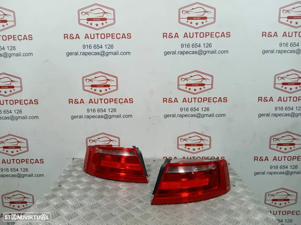 Farolins Direito Audi A5 8T0945095 8T0945096 Original - 3
