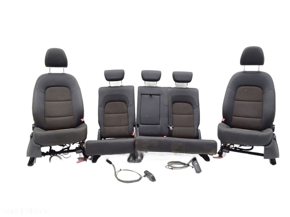 Komplet foteli fotel przód prawy lewy kanapa tył 8r0880242b audi q5 8r - 1