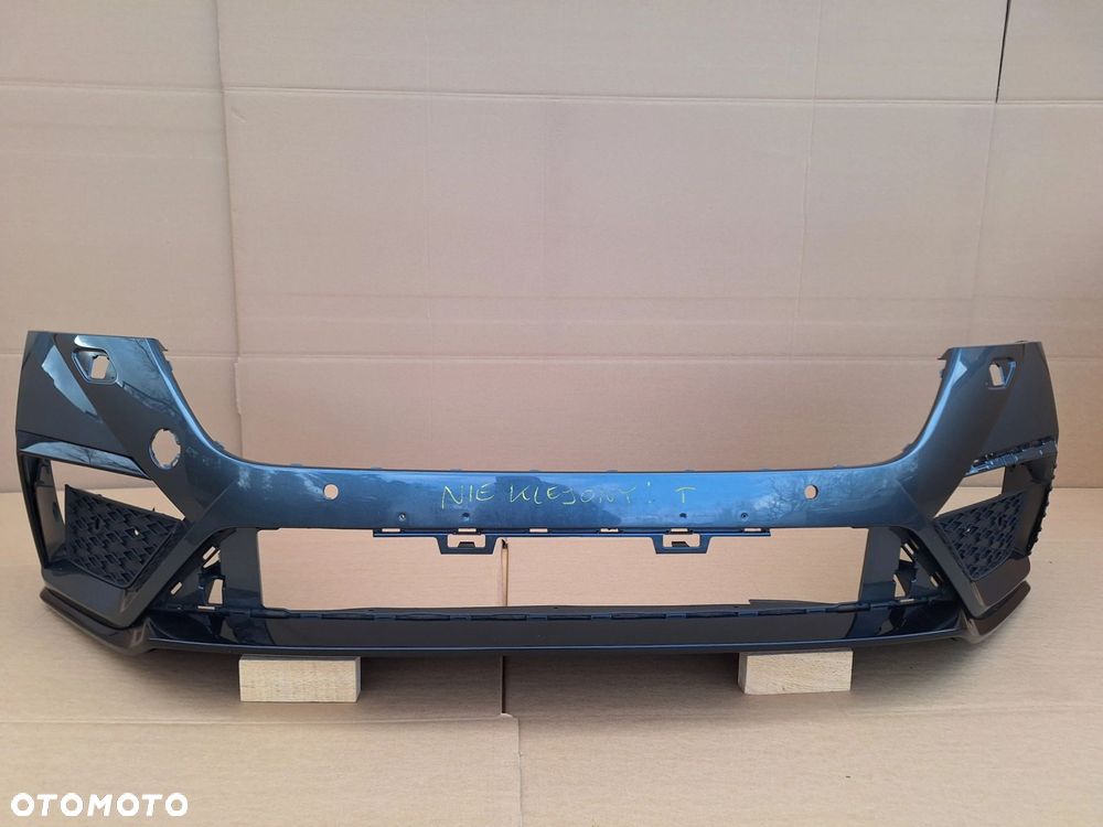 SKODA OCTAVIA IV 4 RS 19- 20-24 5E3 NIE KLEJONY! ZDERZAK PRZÓD PRZEDNI+PŁYTA DOLNA ORYG. 5E3807221F WYSYŁKA 24H - 5