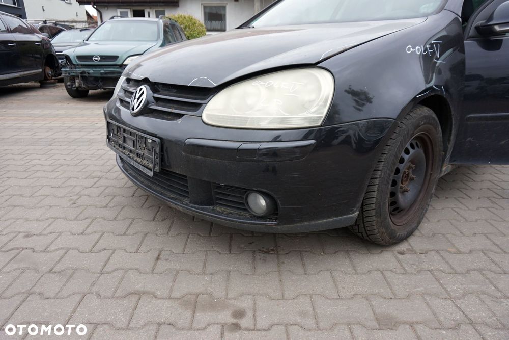 MASKA ZDERZAK BŁOTNIKI LAMPY GOLF V LC9Z  VOLKSWAGEN 2003-2009 CZARNY PRZÓD KOMPLETNY - 16