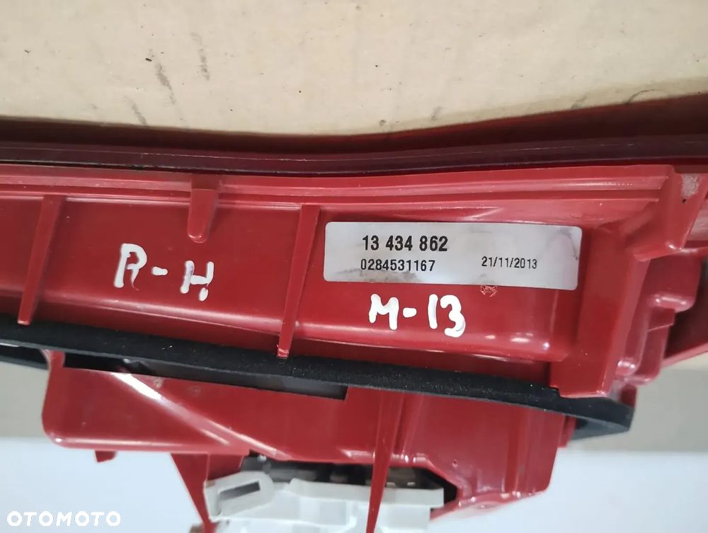 OPEL MERIVA B LIFT LAMPY TYLNE W KLAPE KPL EUROPA - 8