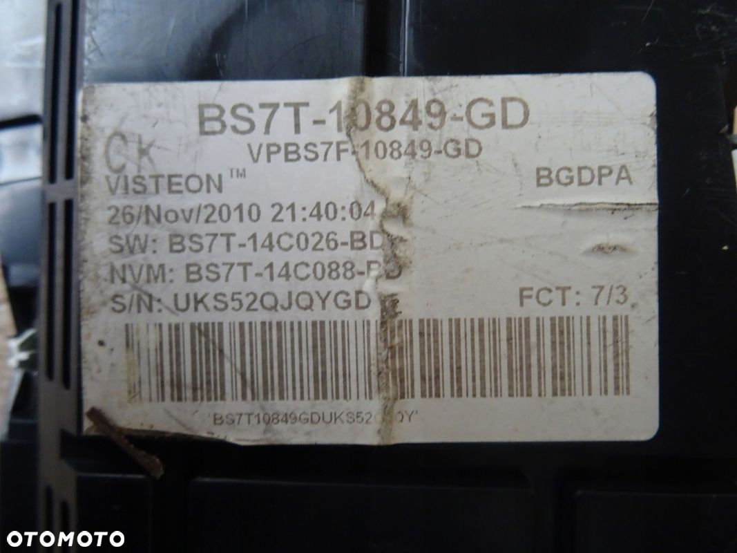 FORD MONDEO MK4 LICZNIK ZEGAR EUROPA BS7T-10849-GD - 2