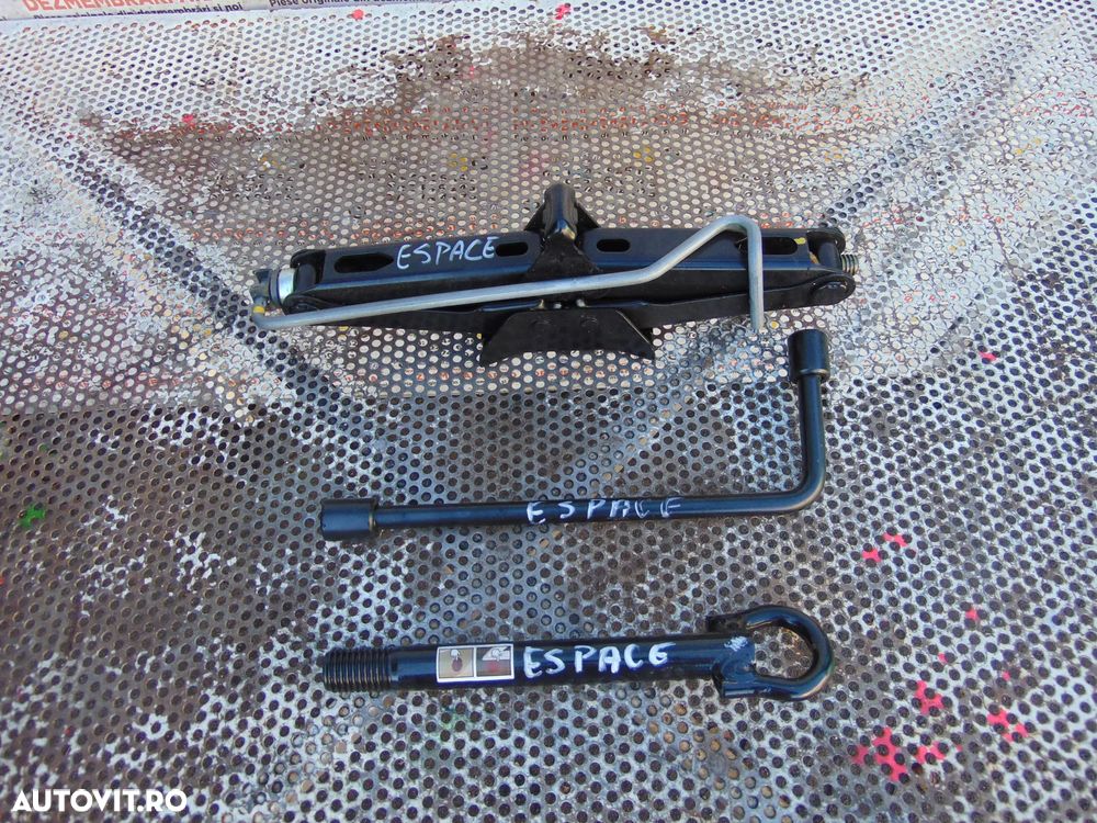 Set cric Renault Espace 5 set cheie cric carlig remorcare espace 2015-2023 - 2