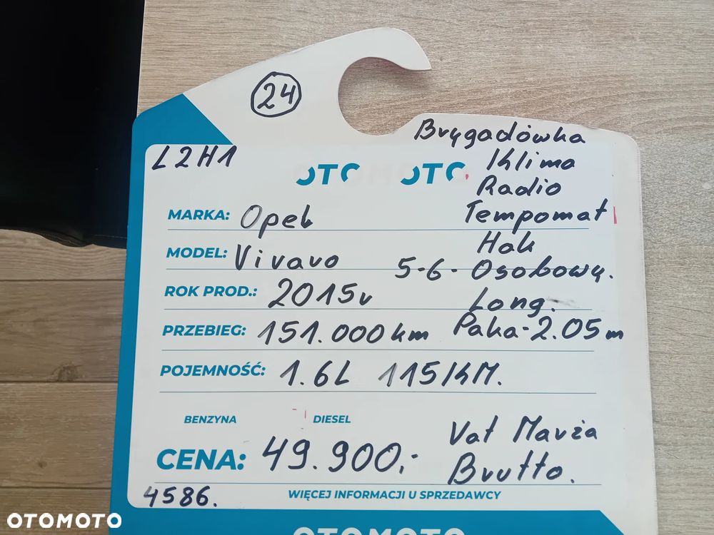 Opel Vivaro Brygadówka - 27