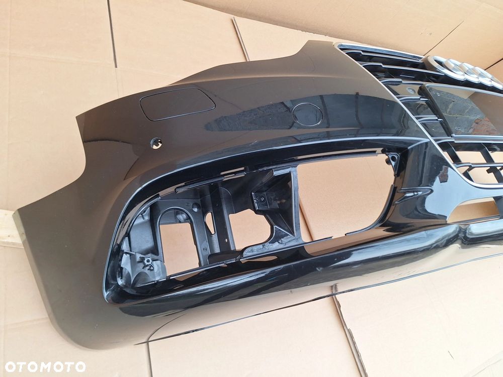 AUDI A5 LIFT 12-15r 8T0 ZDERZAK PRZÓD PRZEDNI+ORYG BLACK GRILL 8T0807437AD WYSYŁKA 24H - 7