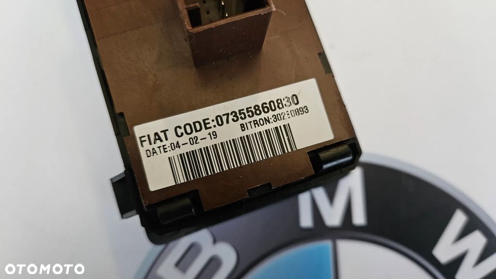 Fiat Ducato Peugeot Boxer 2014- Przełącznik Panel świateł Włącznik 07355860830  JAK NOWY - 5