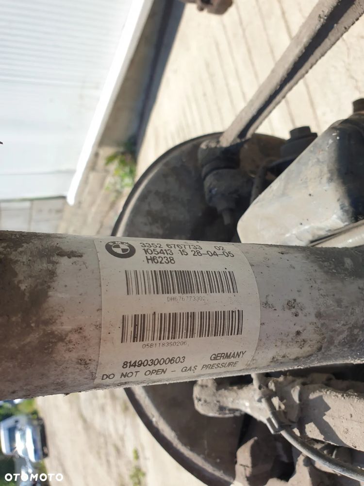 AMORTYZATOR TYŁ TYLNY SPRĘŻYNA PRAWY LEWY BMW 6 E63 E64 3.0i BENZYNA 6767733 Most dyfer DYFERENCJAŁ  3.91 N52 7534042-4  WÓZEK BELKA ZAWIESZENIA TYŁ SANKI 6770842 Zwrotnica Piasta Prawy LEWY Tył ZACISK HAMULCOWY PÓŁOŚ PÓŁOSIE - 9