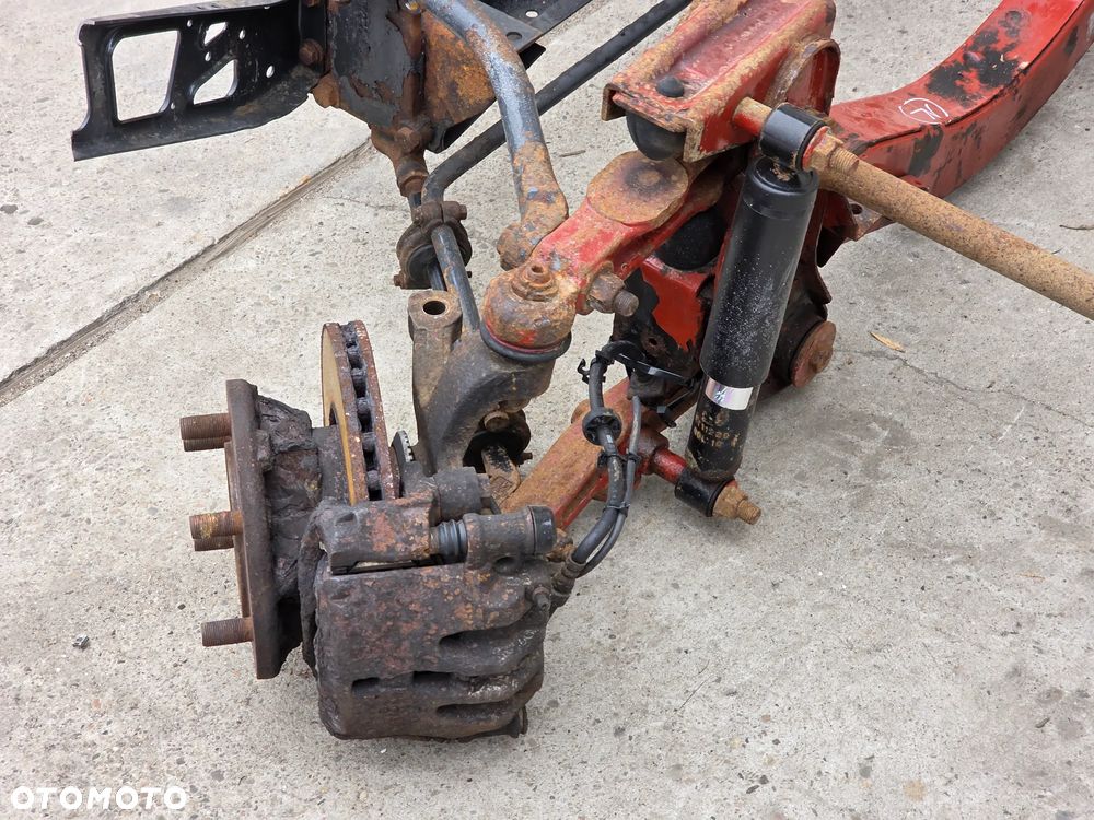 IVECO DAILY 06-14 BLIŹNIAK KOŁYSKA SANKI WÓZEK ZAWIESZENIE PRZOD TRAWERS 1L - 10